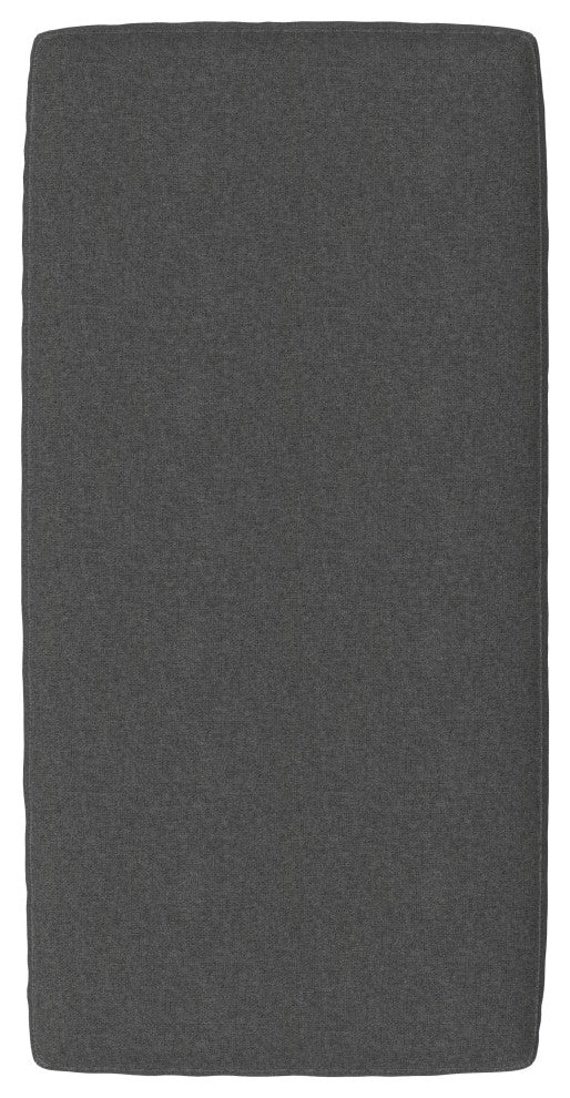 Ava Large Rectangular Ottoman in Tightly Woven Performance Fabric , Assembled