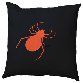 Halloween Spiders Accent Pillow, Harvest Orange, 26"x26"