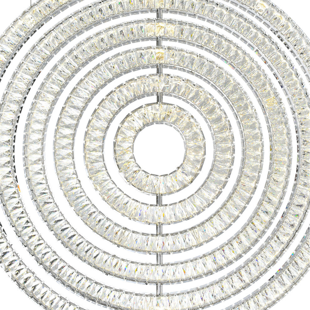 Celina LED Chandelier With Chrome Finish