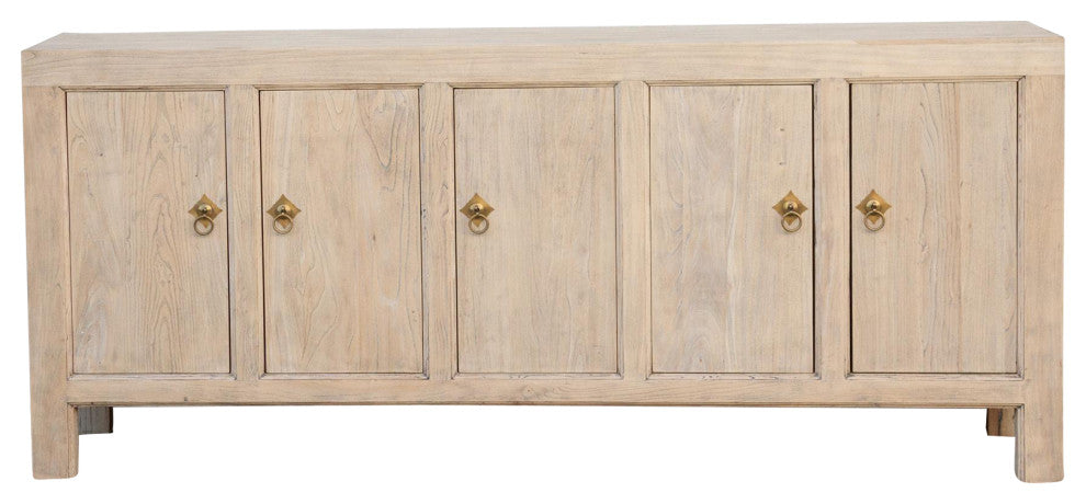 Wabi Sabi Long Reclaimed Wood Sideboard