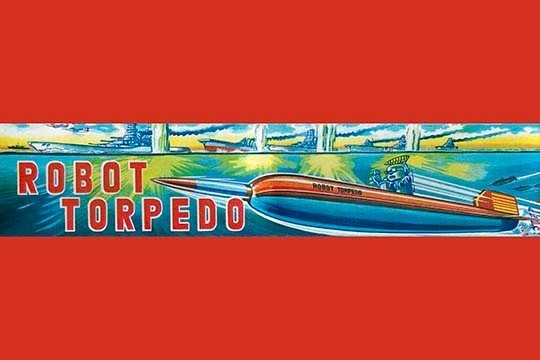 Robot Torpedo- Canvas Poster 20" x 30"