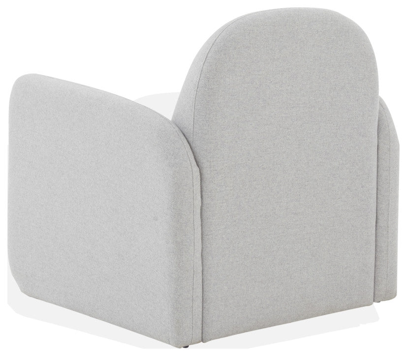 Safavieh Couture Patsy Chiclet Accent Chair, Light Grey