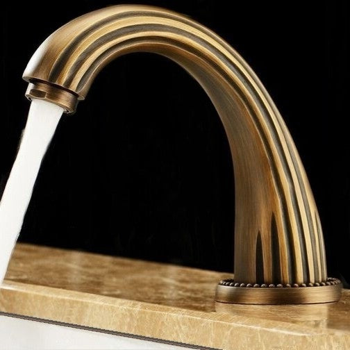 Bathselect Venice Commercial Touchless Sensor Faucet Antique Gold Finish, Cold Water
