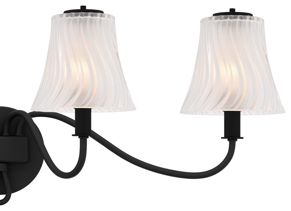 Quoizel MCK8631 McKinney 4 Light 31"W Vanity Light - Matte Black