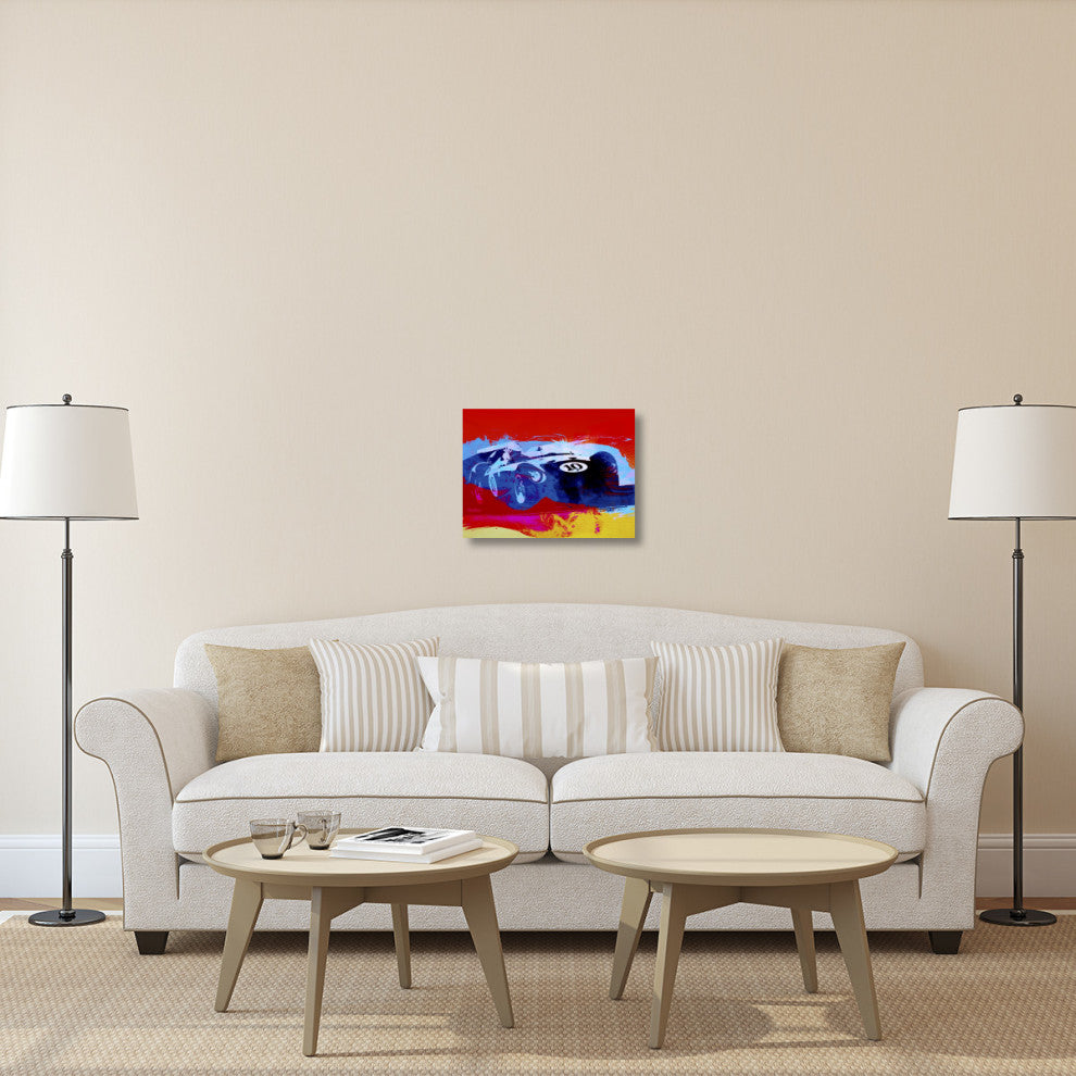 "Maserati on the Race Track 1" Fine Art Print
