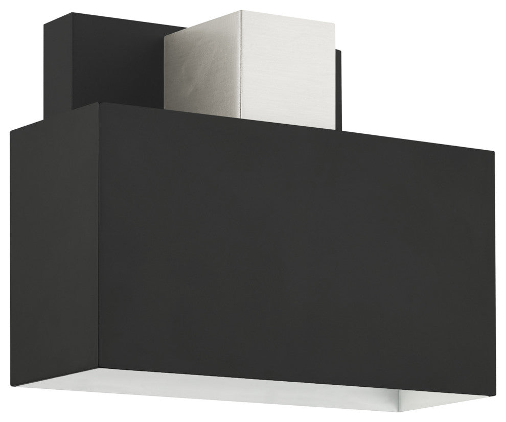 Black Contemporary, Refined Outdoor Wall Sconce
