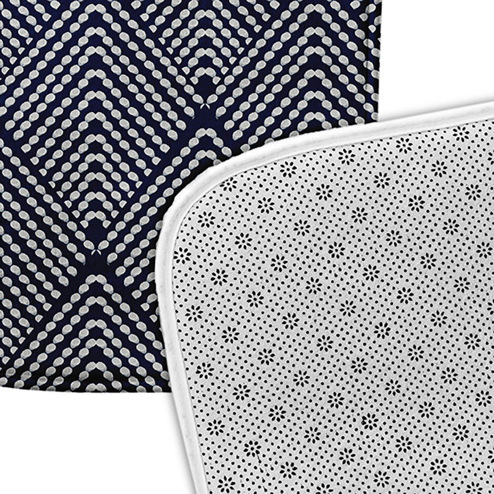 Blue Rectangular Lifeflor Pet Feeding Mat for Dogs or Cats