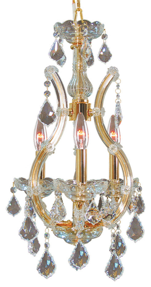 Artistry Lighting Maria Theresa Collection Crystal Chandelier 12x22, Gold