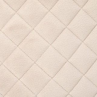 Ariana Velvet Accent Chair, Beige/Gold
