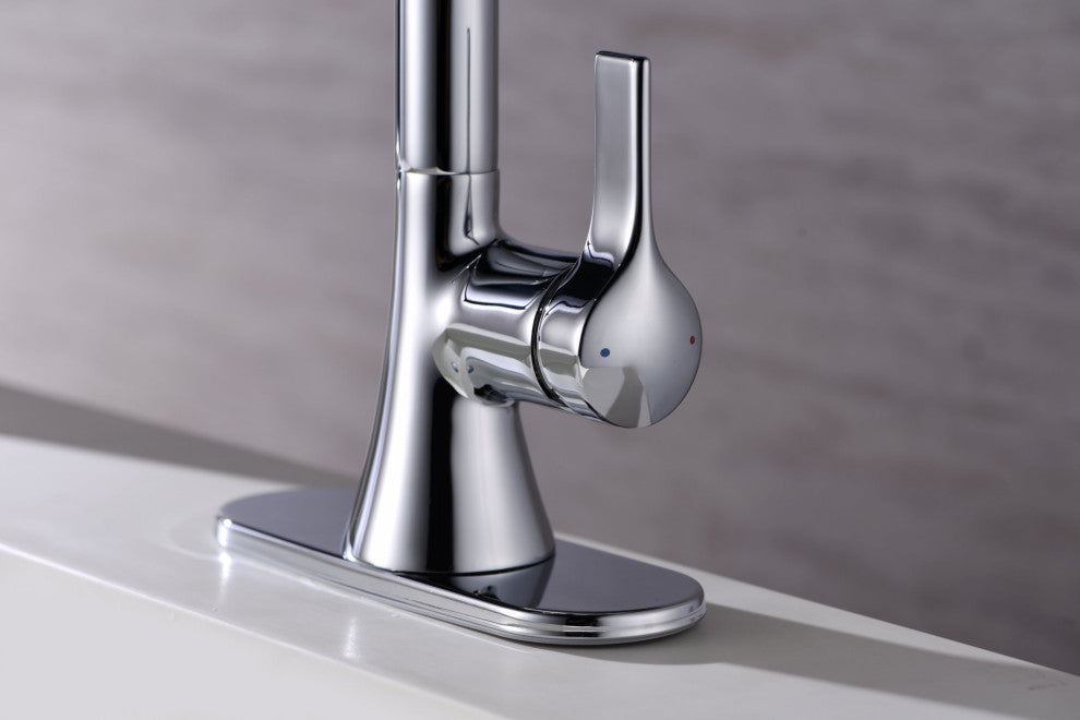 Ultra Faucets UF3800X Single Handle Bathroom Faucet, Polished Chrome