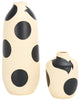 Safavieh Tahleah, Ceramic Vase, Set of 2, Cream/Black