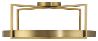 Minka Lavery Boada LED Semi Flush, Soft Brass