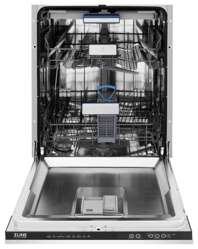ZLINE 24" Tall Tub Dishwasher, White Matte DWVZ-WM-24-CB