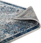 Entourage Kensie Distressed Vintage Floral Moroccan Trellis 5x8 Area Rug