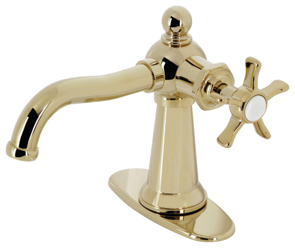 Kingston Brass KSD3542NX Single-Handle Bathroom Faucet, Push Pop-Up
