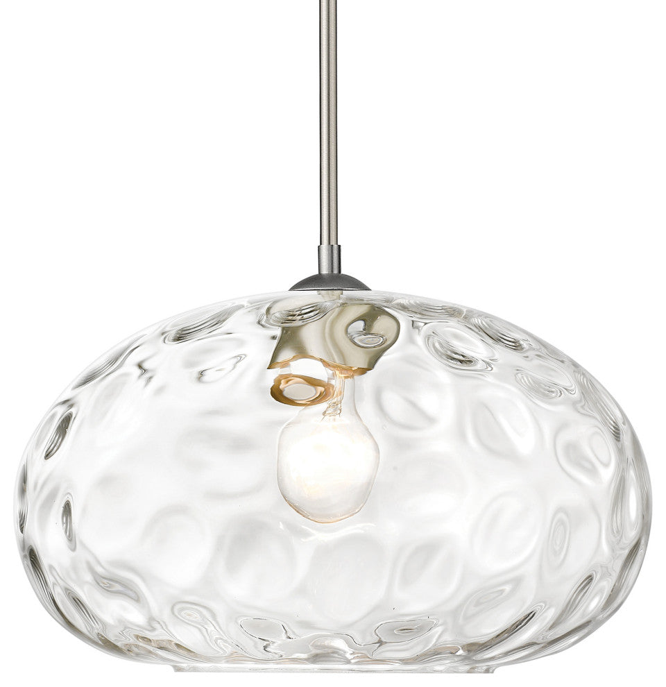 Z-Lite 490P14 Chloe 14"W Pendant - Brushed Nickel