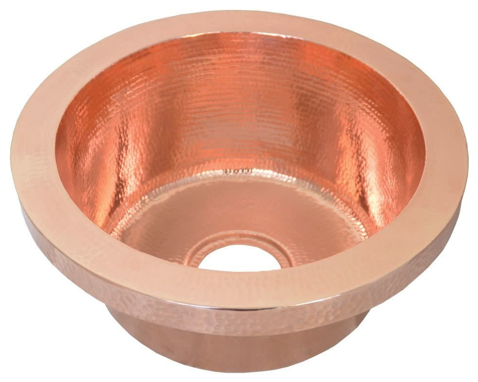 Native Trails CPS16 Mojito 13" Drop-In Single Basin Copper Bar - Polished