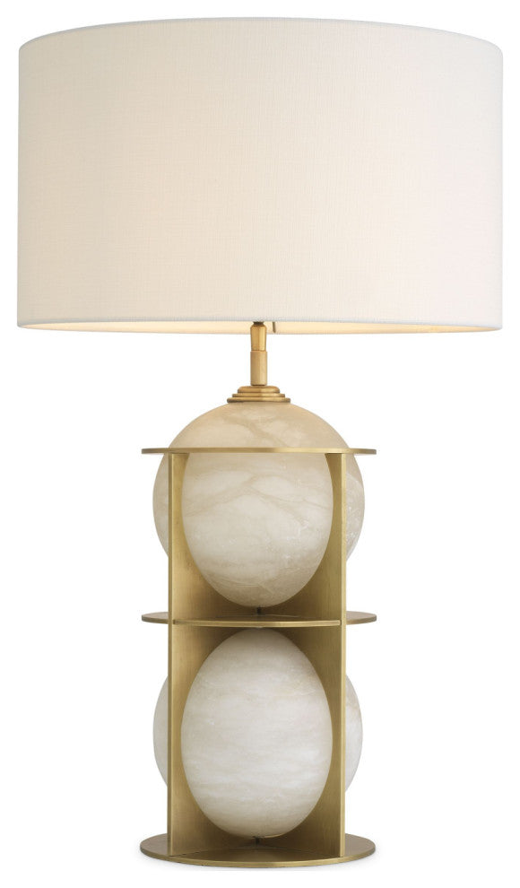 Round Alabaster Table Lamp | Eichholtz Eternity