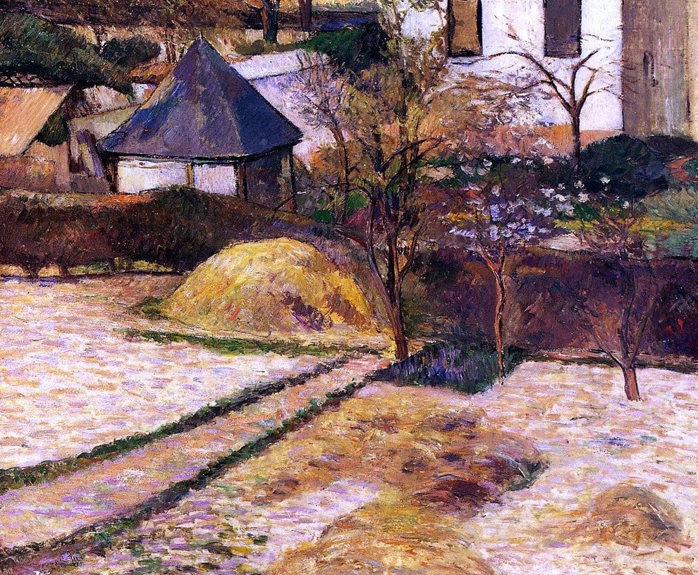 Paul Gauguin Garden View Rouen, 20"x25" Wall Decal Print