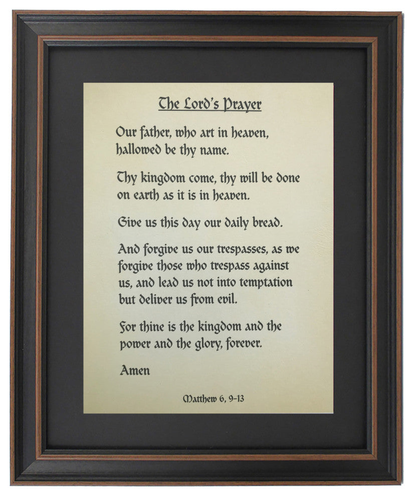 Framed The Lord's Prayer