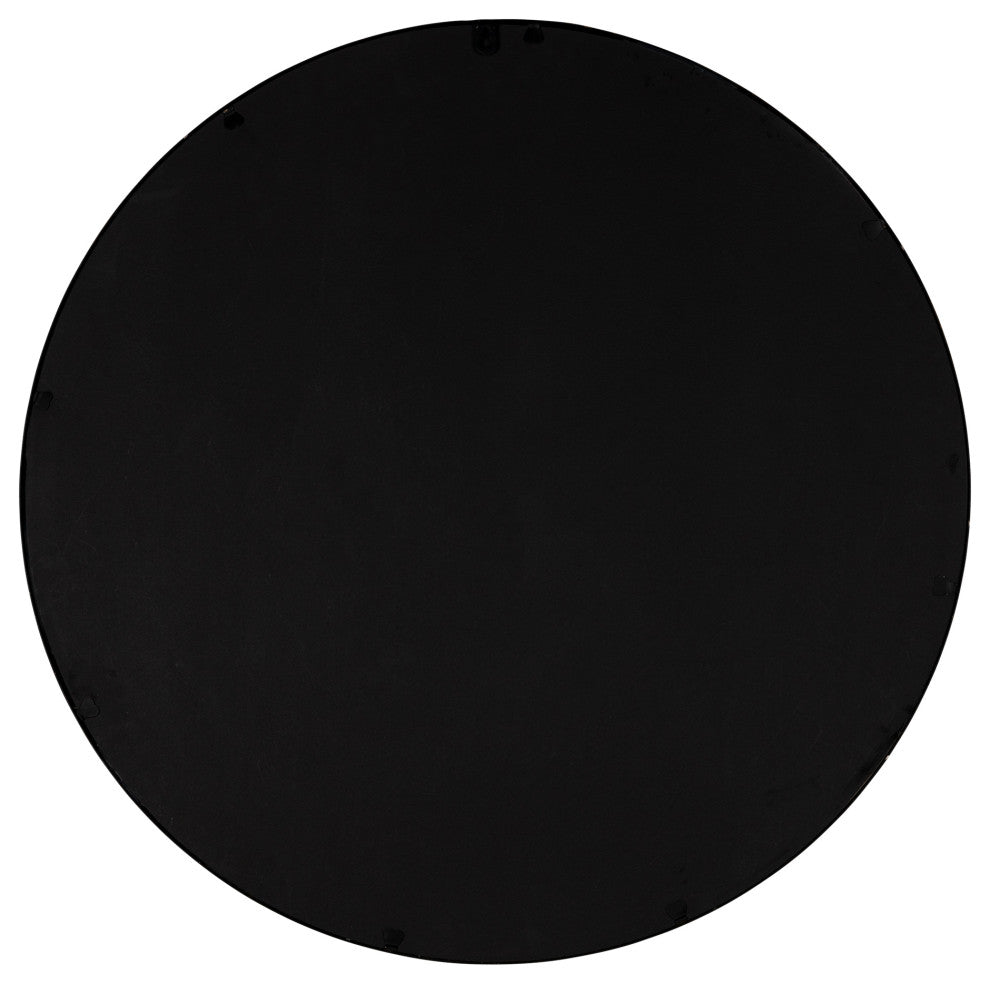 Minimalist Black Round Wall Mirror