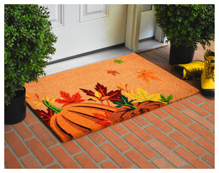 Calloway Mills Pumpkin Spice Doormat, 24"x36"