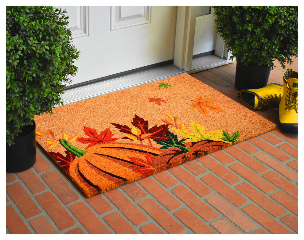 Calloway Mills Pumpkin Spice Doormat, 24"x36"