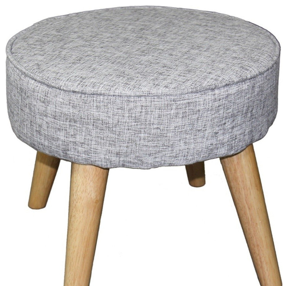 Useful Heathered Gray Foot Stool