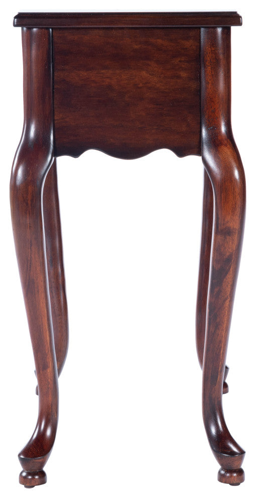 Butler Croydon Plantation Cherry Chairside Table, Dark Brown