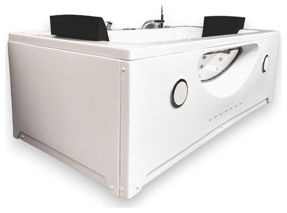 Whirlpool Bathtub 71"x36" Hot Tub Double Pump With Heater, Harmony