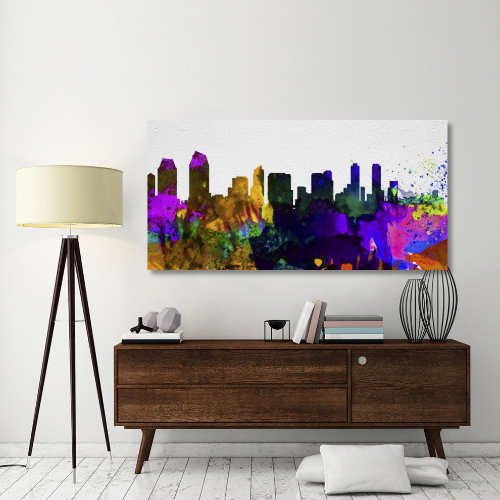 "San Diego City Skyline" Fine Art Print