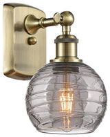 Innovations Deco Swirl 1-Light 6" Sconce Antique Brass