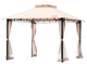 VEVOR Patio Gazebo Backyard Gazebo Tent 10x10'' for 6-8 Person With Mesh Netting
