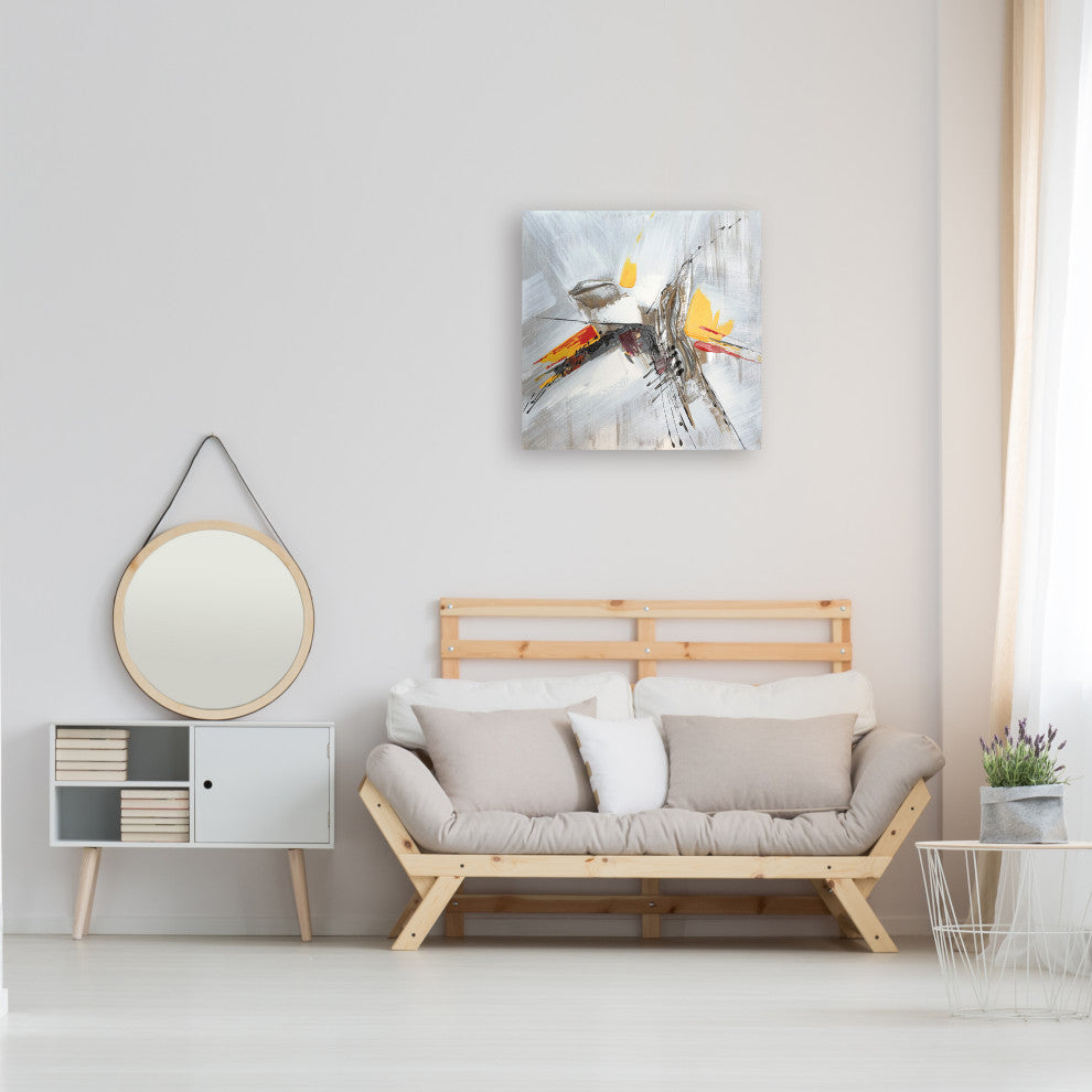 Wall Decor Painting Meeting on Monday Morning Abstract