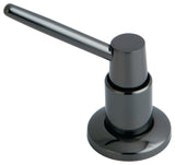 Kingston Brass Soap Dispenser, Black Stainless Steel