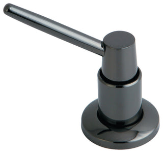 Kingston Brass Soap Dispenser, Black Stainless Steel
