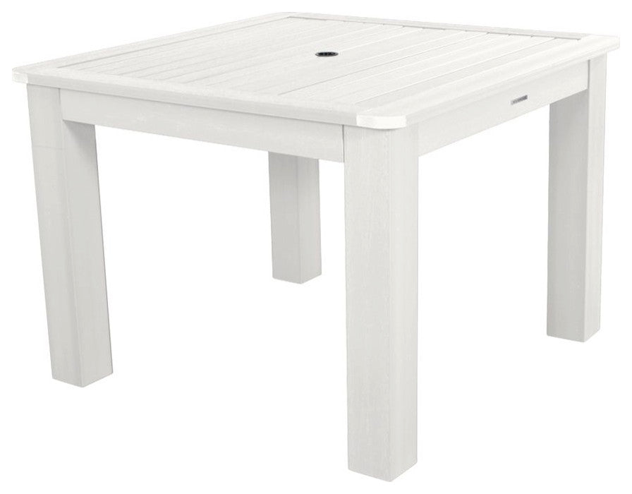 Square Dining Table, White