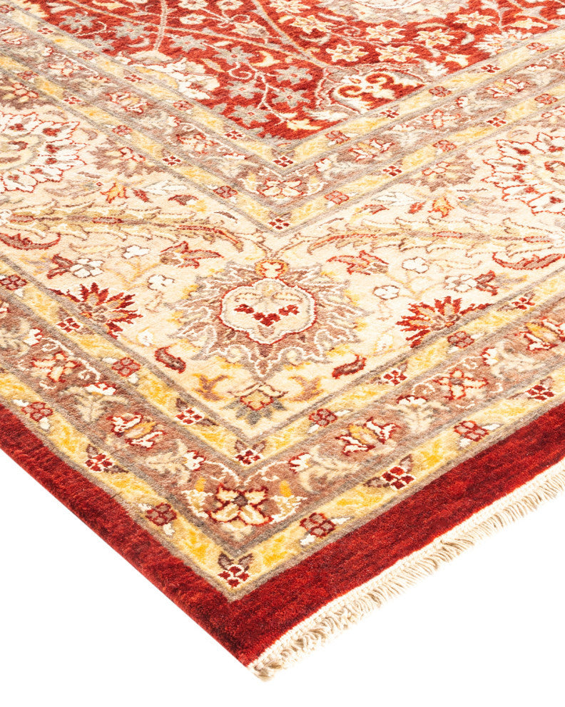 Mogul, One-of-a-Kind Hand-Knotted Area Rug Orange, 8'1"x10'3"