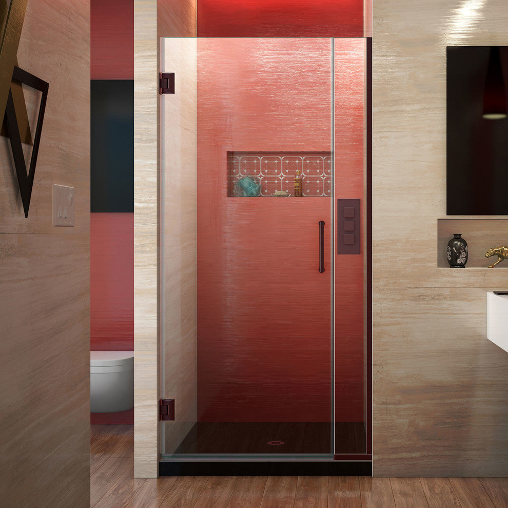 Dreamline Unidoor Min 30" To Max 30-1/2"x72" Hinged Shower Door