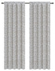 Jacquard Vine Drapery Curtain Panels, Natural, 50"x84", Set of 2