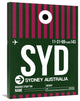 "SYD Sydney Luggage Tag 2" Fine Art Print