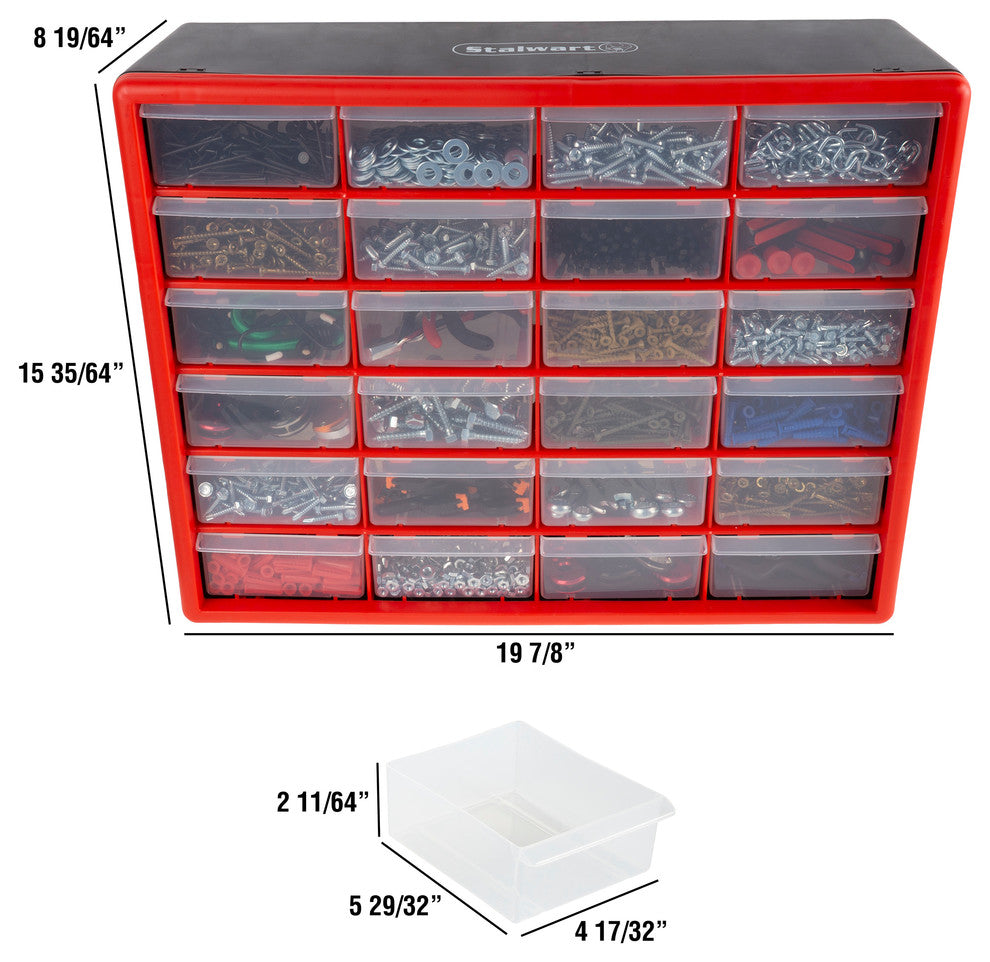 Storage Drawers-24 Compartment Organizer Desktop by Stalwart