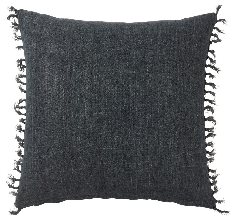 Jaipur Living Majere Solid Navy Down Pillow 20" Square