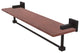 Montero 22" Solid Wood Shelf with Integrated Towel Bar, Oil Rubbed Bronze