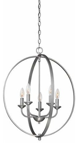 Millennium Lighting Pendant, Brushed Pewter