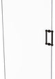 Contemporary 8" Dotted Accent Back to Back Shower Door Pull, Oil Rubbed Bronze