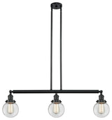 Innovations 213-Bk-S-G202-6-Led 3 Light Dimmable Led 38" Island Light