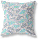 26" Gray Green Boho Paisley Indoor Outdoor Throw Pillow