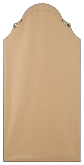 Liffey Framed Full Length Mirror, Peaks Cathedral, 23x47, Matte Black
