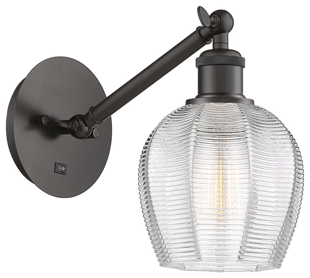 Innovations 317-1W-OB-G462-6 1-Light Sconce, Oil Rubbed Bronze